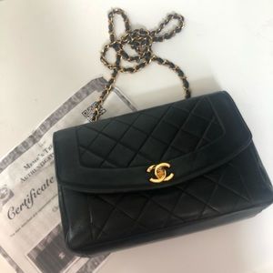 🌹Last cutSALE CHANEL Diana vintage flap bag 1997